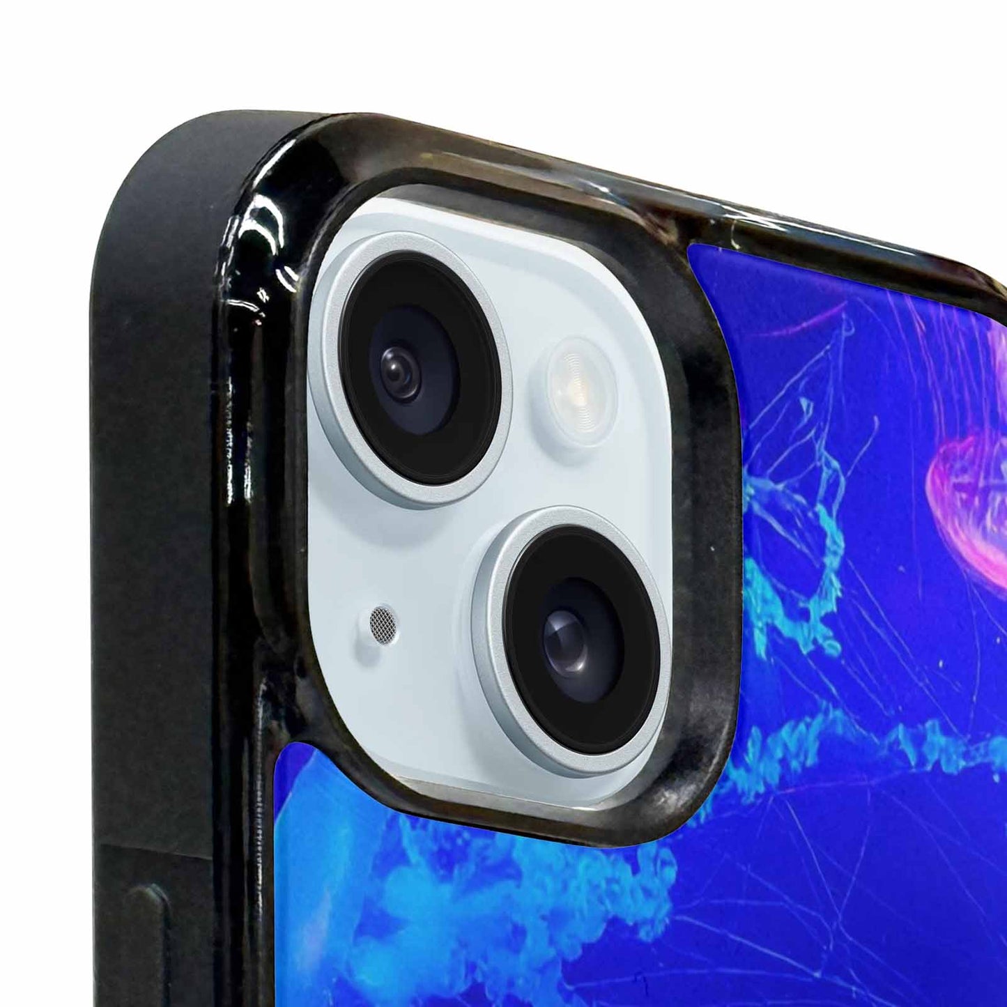 iPhone 15 Plus Case — Jellyfish Glow Jellyfish Glow Pattern Hundreds, Customized Protective Case