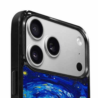 iPhone 17 Pro Case — Starry Night Van Gogh Paint Galaxy, Personalized Phone Case
