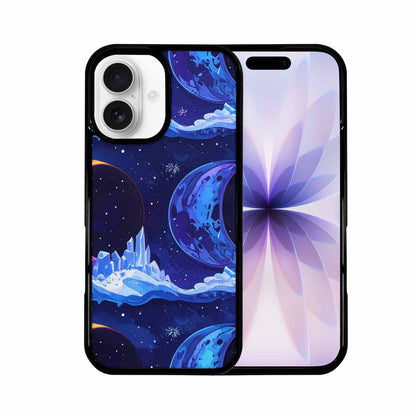 iPhone 17 Case — Neon Winter Moon Cartoon Cute, Original Design Phone Case