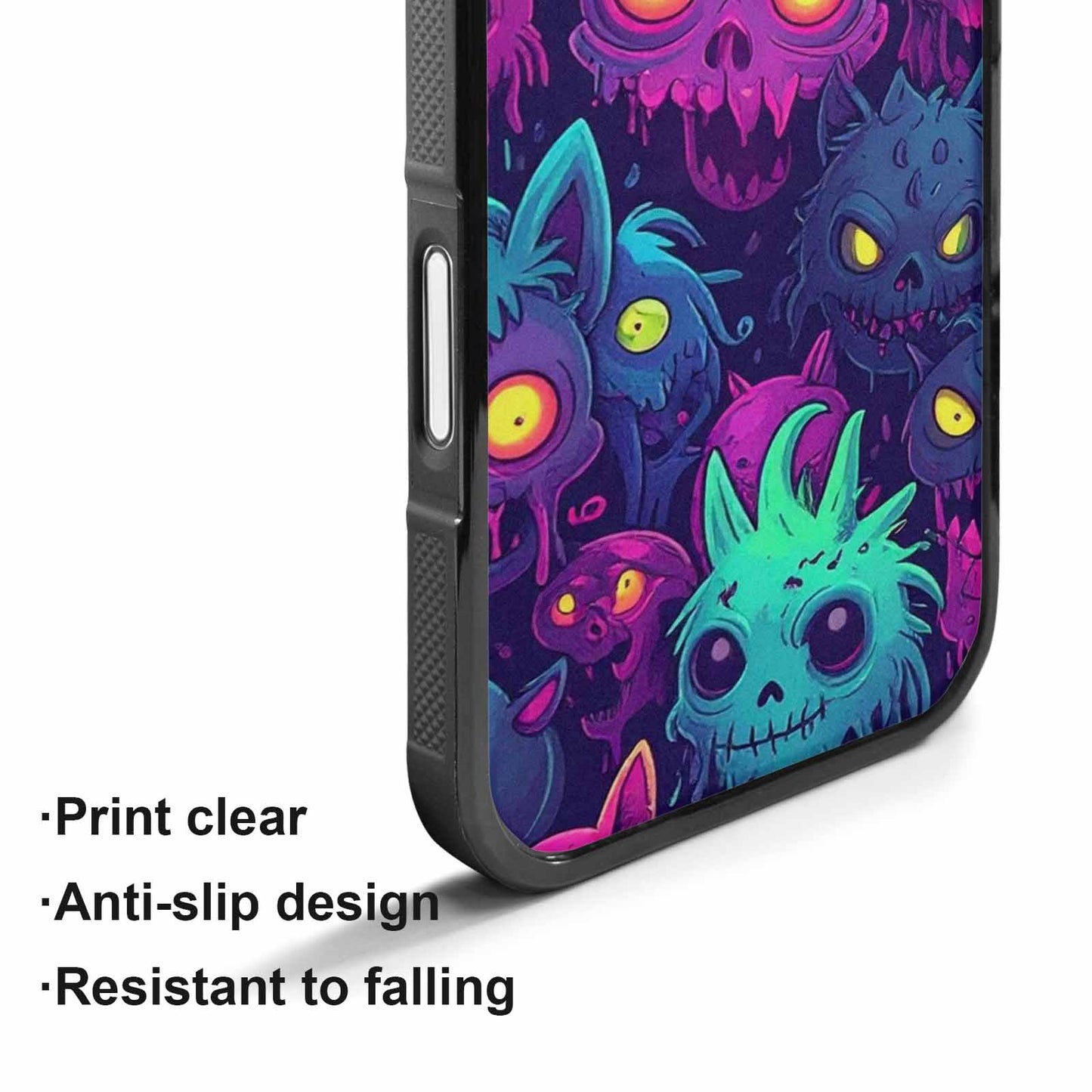 iPhone 17 Case — Mixed Toxic Glow Creature Cartoon Cute, Customized Protective Case