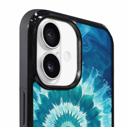 iPhone 17 Case — Tie Dye Ocean Blues Tie Dye, Customized Protective Case