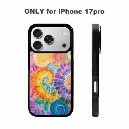 iPhone 17 Pro Case — Tie Dye Swirls Tie Dye Tie, Personalized Phone Case