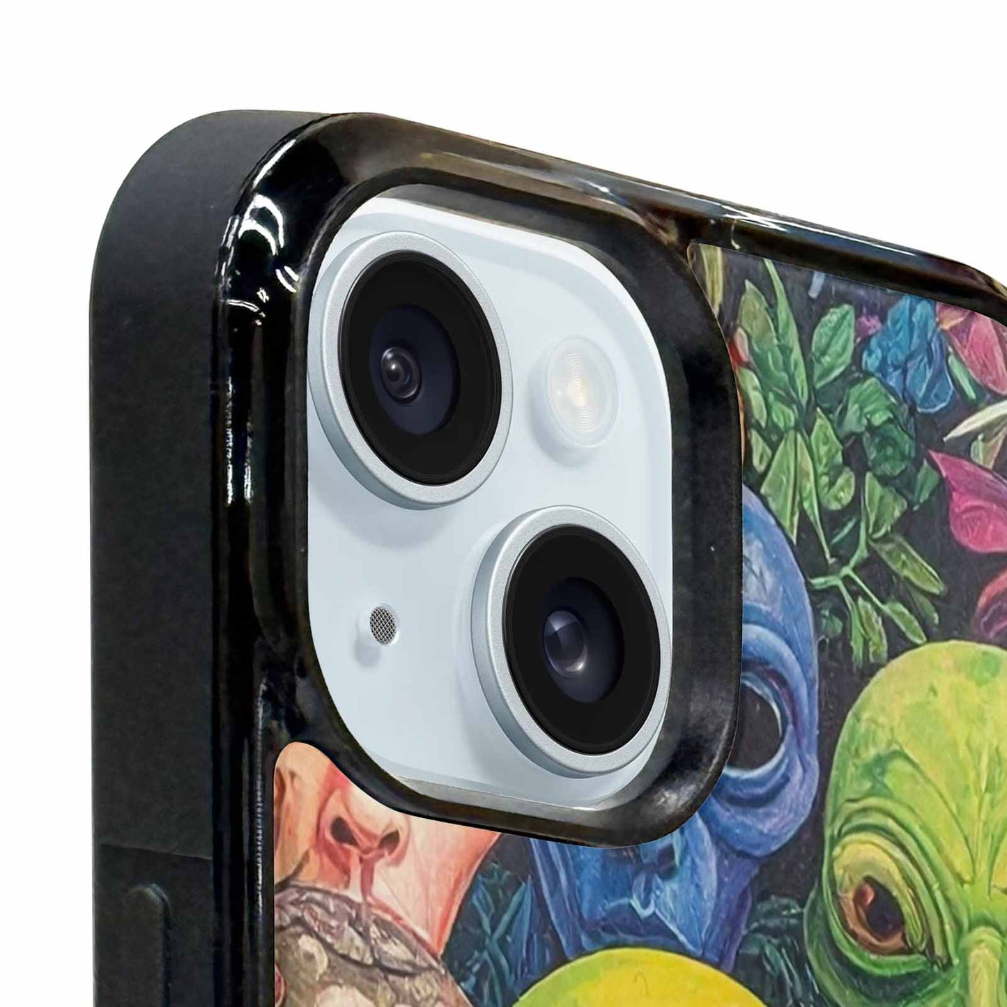 iPhone 15 Case — Aliens Pattern Hundreds Of Sma, Custom Print Case Cover
