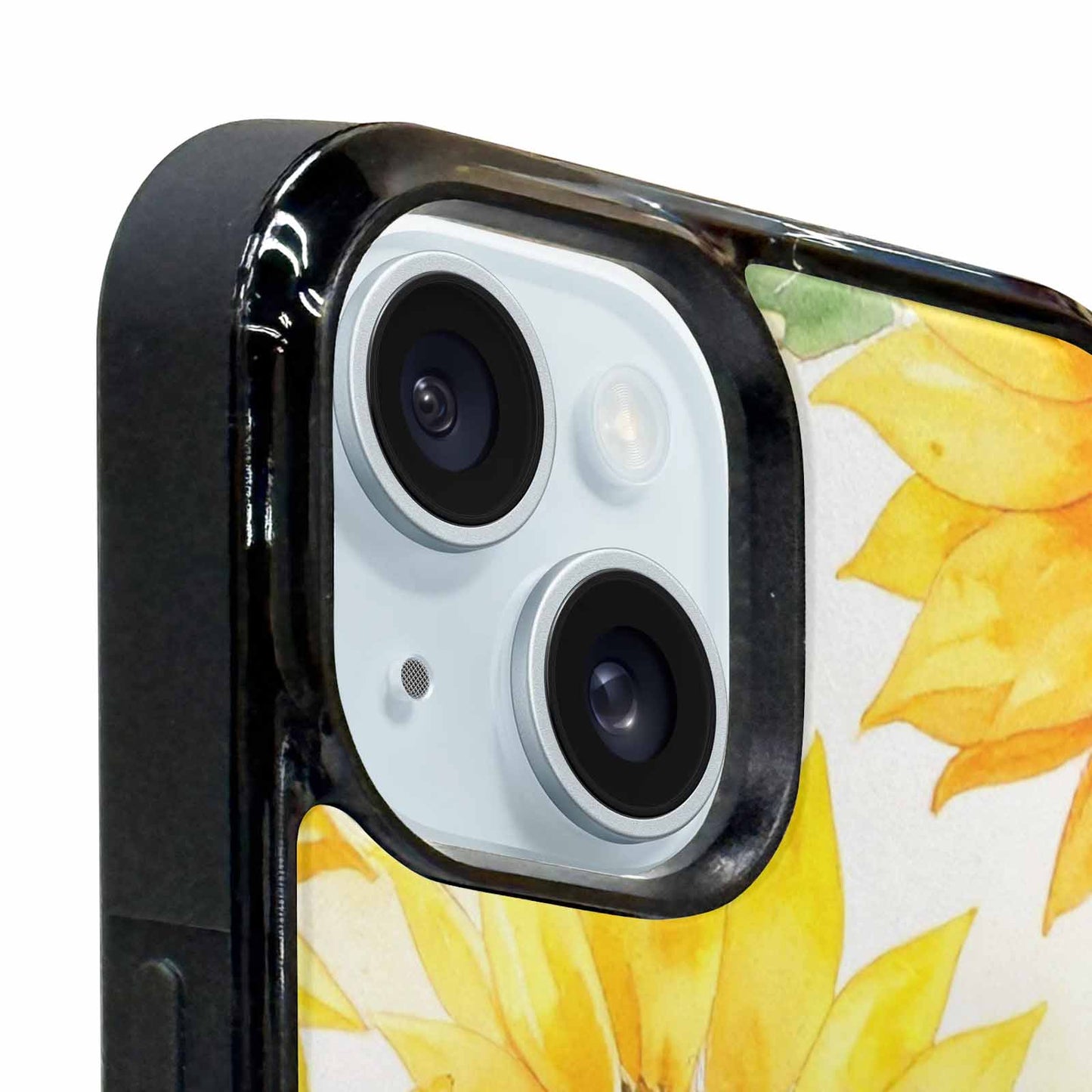 iPhone 15 Plus Case — Sunflowers Watercolor, Customized Protective Case