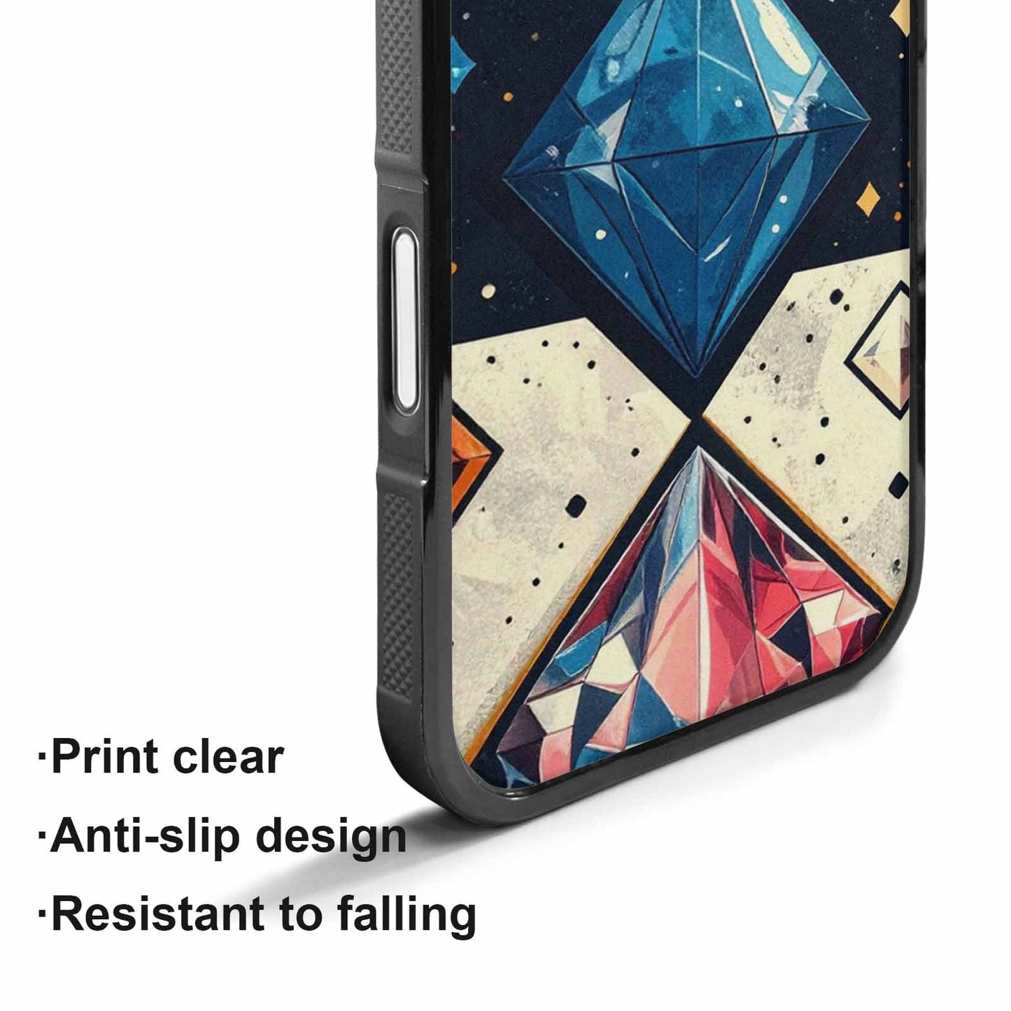 iPhone 17 Case — Vintage Summer Diamond Retro Vintage, Custom Print Case Cover
