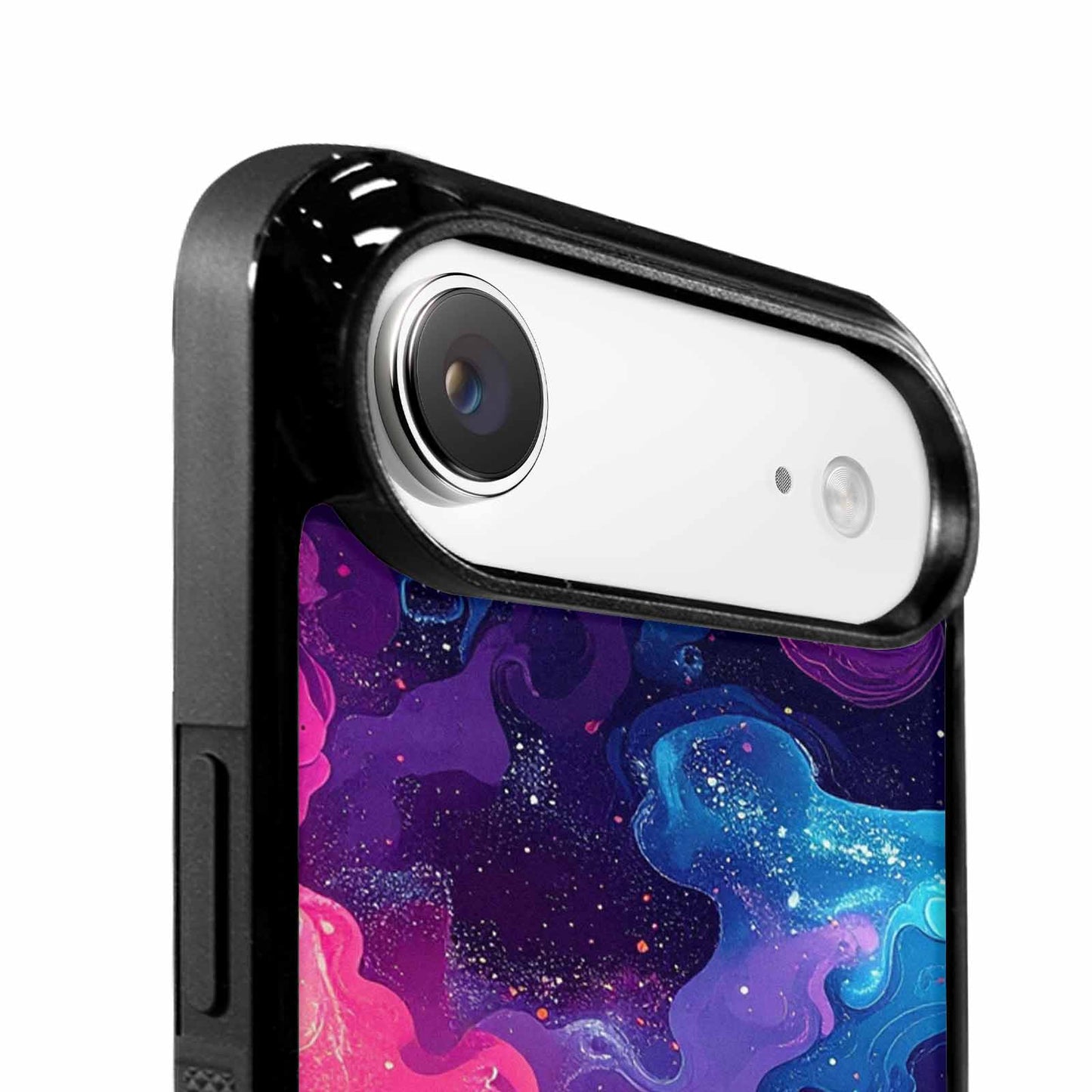iPhone 17 Air Case — Rose Galaxy Art Seamless Pattern Galaxy, Custom Printed Phone Case