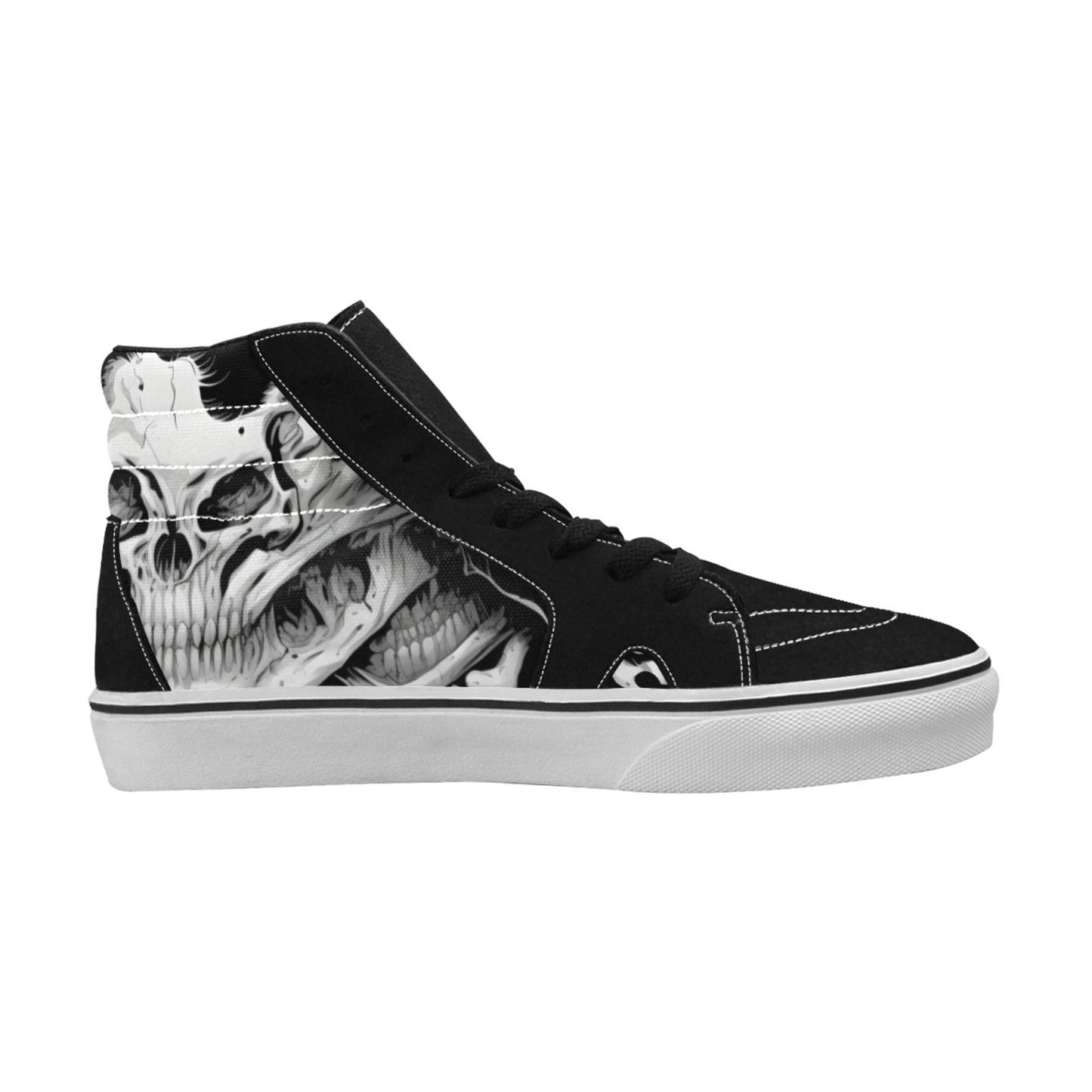 WOMEN'S Horror Comic Book Art High Top Skateboarding Grunge Shoes
