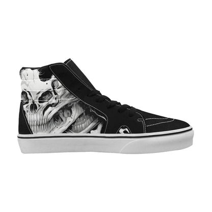 WOMEN'S Horror Comic Book Art High Top Skateboarding Grunge Shoes