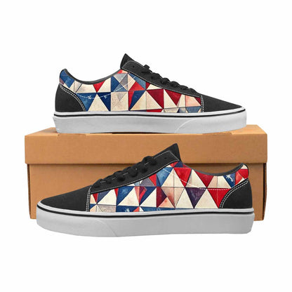 MEN'S American Flag Stars Canvas Lace-Up Cottagecore Sneakers