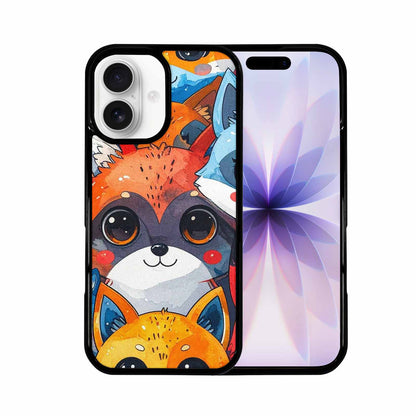 iPhone 17 Case — Watercolor Kawaii Fox Watercolor Abstract, Custom Designed Case Cover