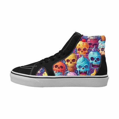 MEN'S Ice Cream Monsters  High Top Canvas Y2K Shoes