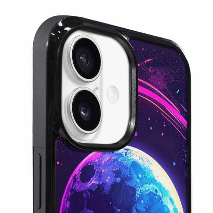 iPhone 17 Case — Neon Winter Moon Cartoon Cute, Custom Designed Case Cover