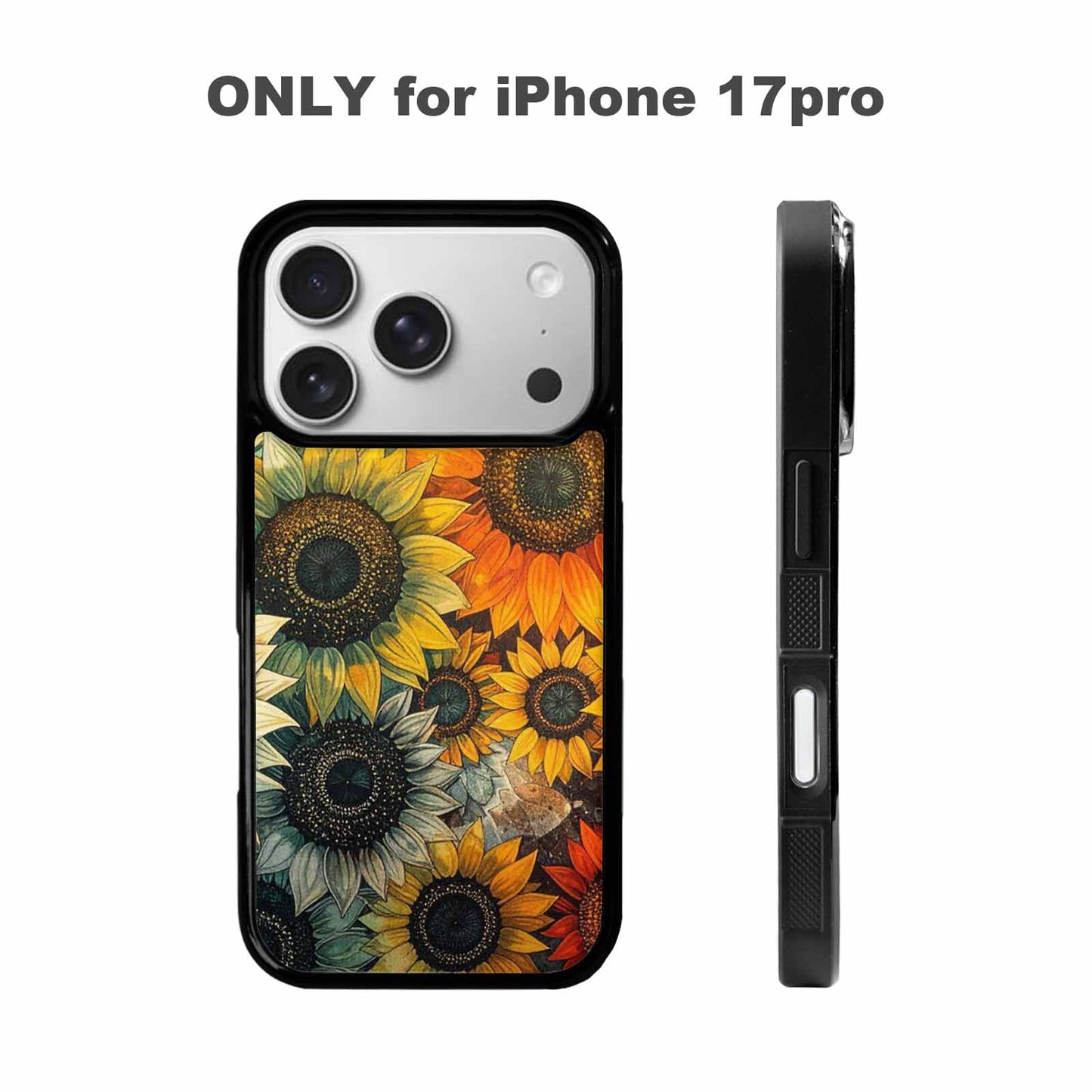 iPhone 17 Pro Case — Blend Melt Them Together Small Floral, Unique Phone Case Design