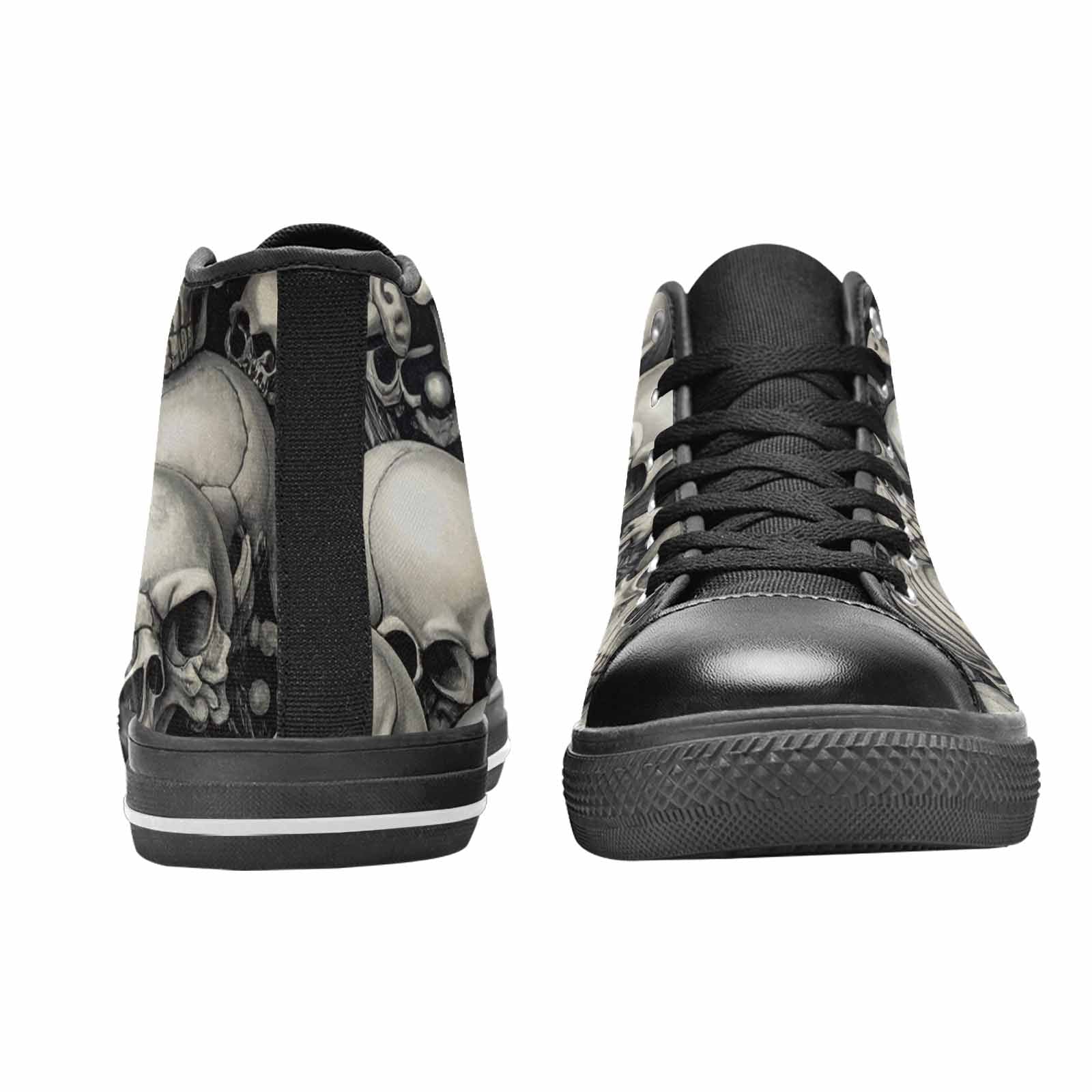 MEN'S Skulls - Classic High Top Canvas Wallpaper Art Sneakers