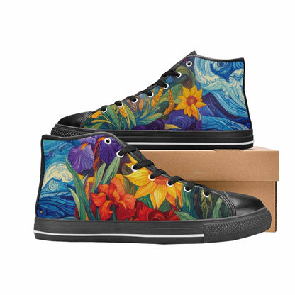 MEN'S Blend All Versions High Top Canvas Dark Academia Custom Sneakers