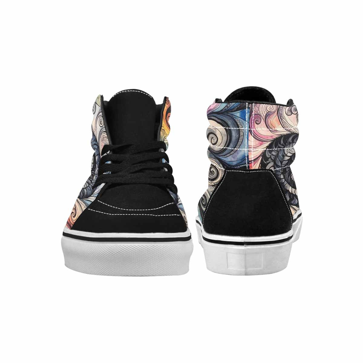 MEN'S Tie High Top Canvas Cottagecore Sneakers