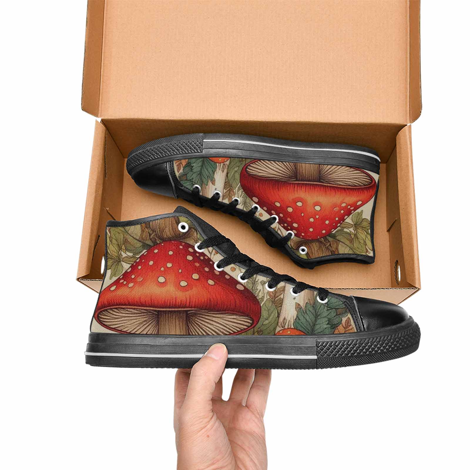 WOMEN'S Mushroom High Top Canvas Y2K Shoes