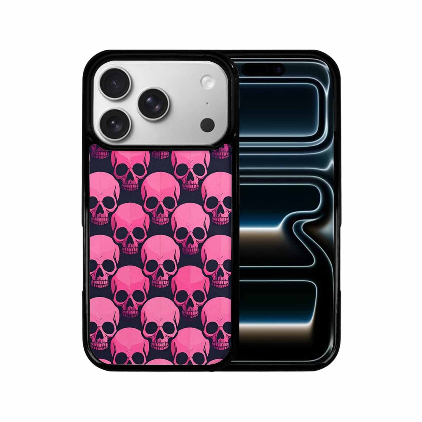 iPhone 17 Pro Case — Skull Dark Art Gothic Print Gothic, Custom Printed Phone Case