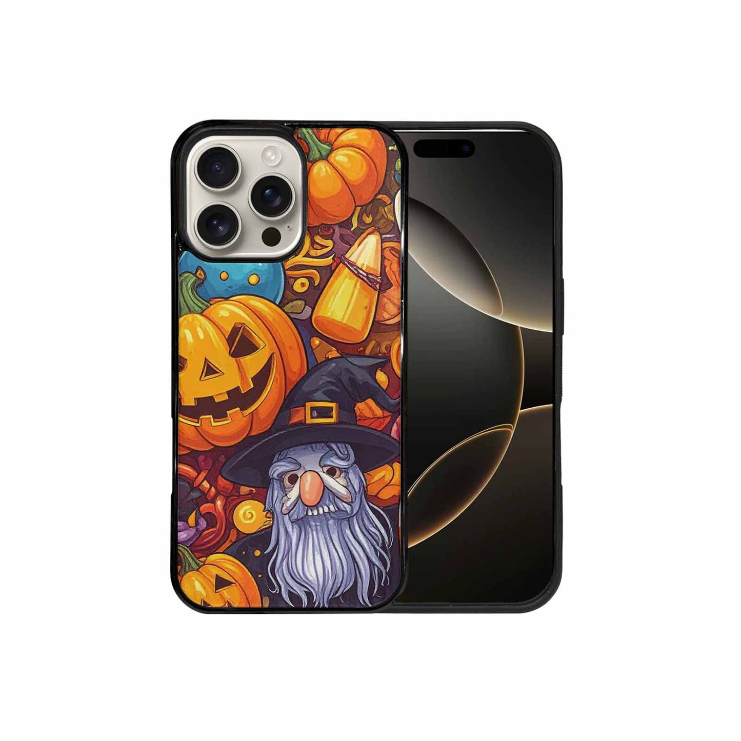 iPhone 16 Pro Max Case — Halloween Art Print Edge To Edge, Customized Protective Case