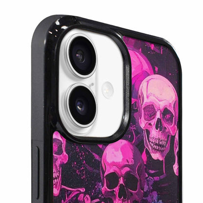 iPhone 17 Case — Skeletons Neon Pink Glowskelet Original Art, Original Design Phone Case