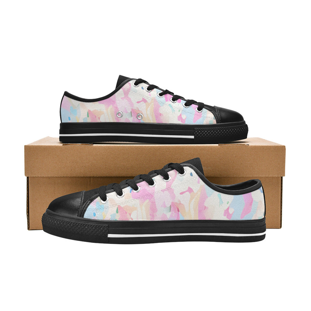 WOMEN'S Cc Unicorn Art Unicorns Canvas Wallpaper Art Custom Sneakers