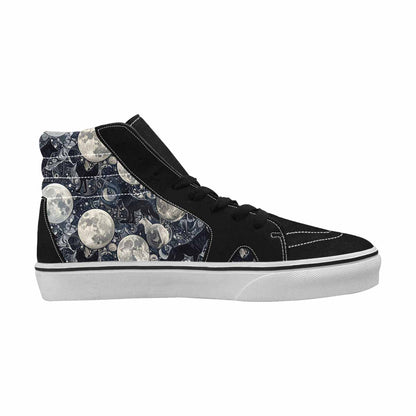 WOMEN'S Wolves Everywhere Collage High Top Canvas Aesthetic Sneakers