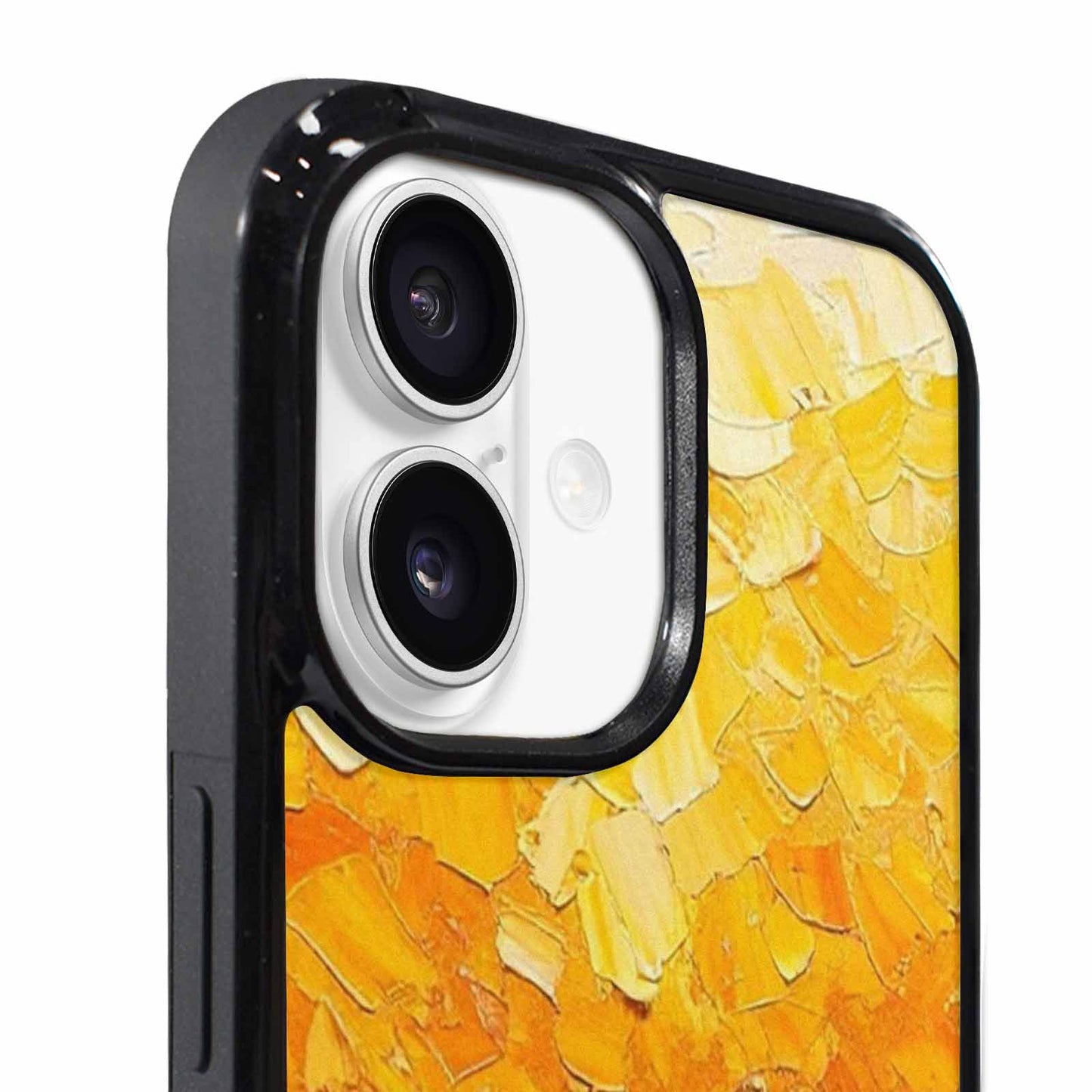 iPhone 17 Case — Impressionist Sunflower Brushstroke Pattern Floral, Original Design Phone Case