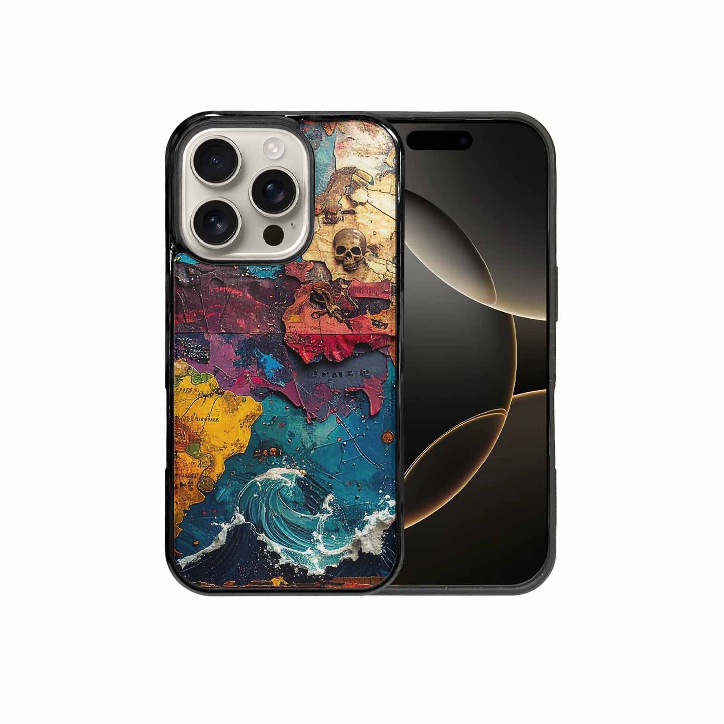 iPhone 16 Pro Case — Pirate Skull Flag Pirate Skull Flag, Custom Phone Case