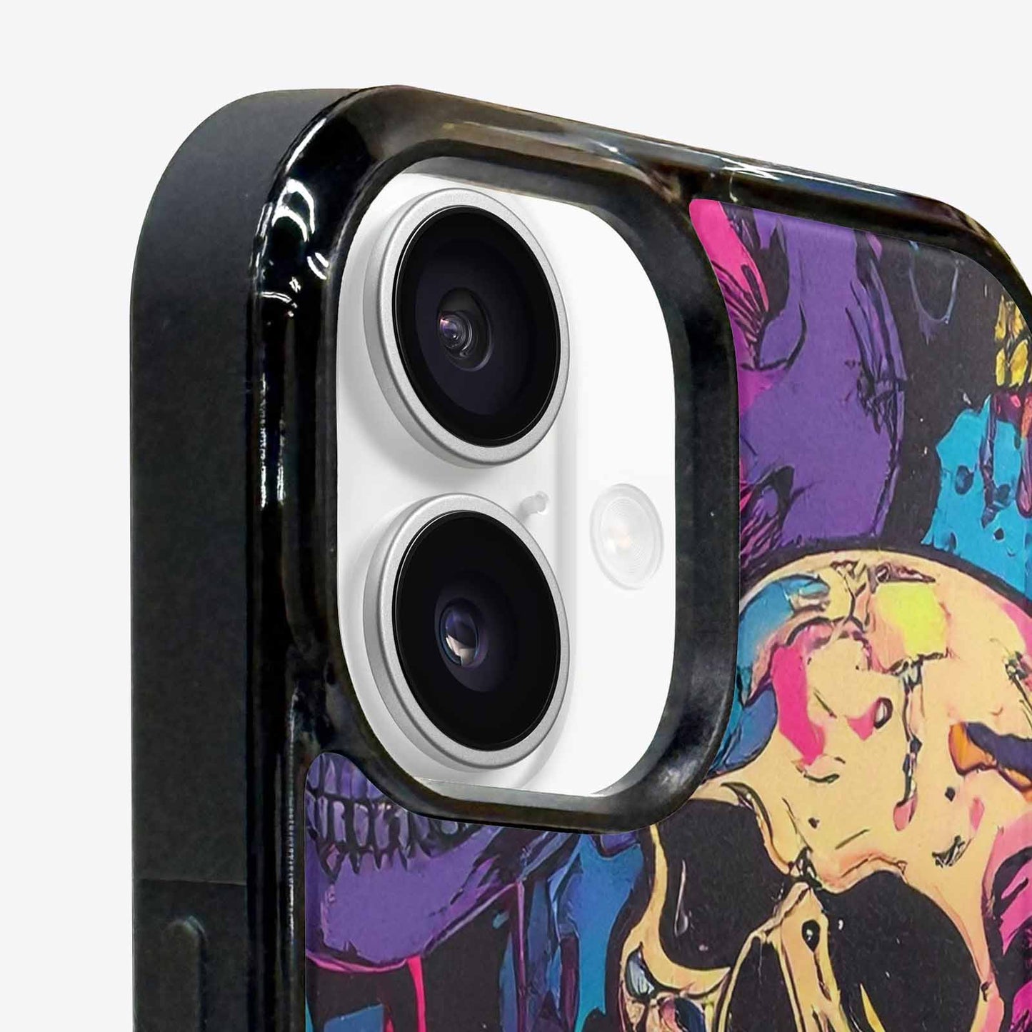 iPhone 16 Case — 1000s Of Skulls Digital Camo Drip, Custom Made Phone Cover