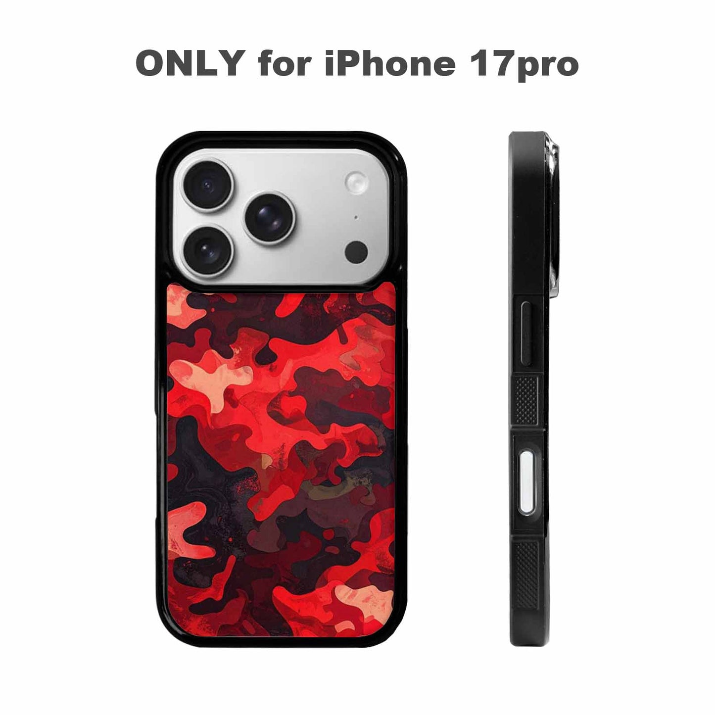 iPhone 17 Pro Case — Small Military Camouflage Blotch Pattern Camo, Customized Protective Case