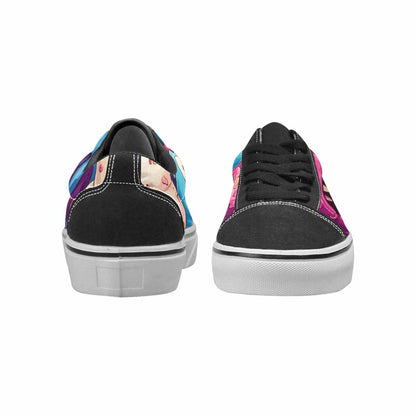 WOMEN'S Ice Cream Monsters  Lace-Up Canvas Y2K Custom Shoes