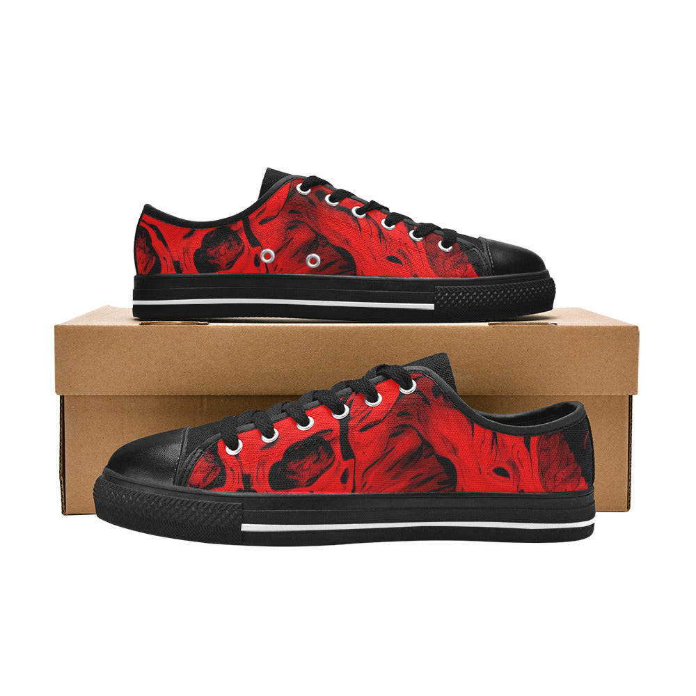 MEN'S Cc Horror Art 2 Canvas Dark Academia Shoes
