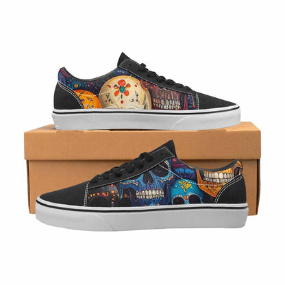 WOMEN'S Skulls (general) Lace-Up Canvas Dreamcore Shoes