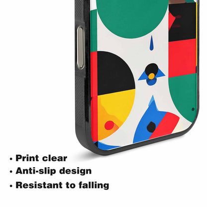 iPhone 15 Pro Max Case — 1960s Mod Cartoon Art Pattern, Custom Made Phone Cover