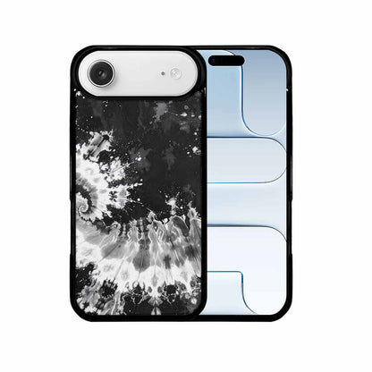 iPhone 17 Air Case — Tie Dye Acid Wash Black Tie, Custom Print Case Cover
