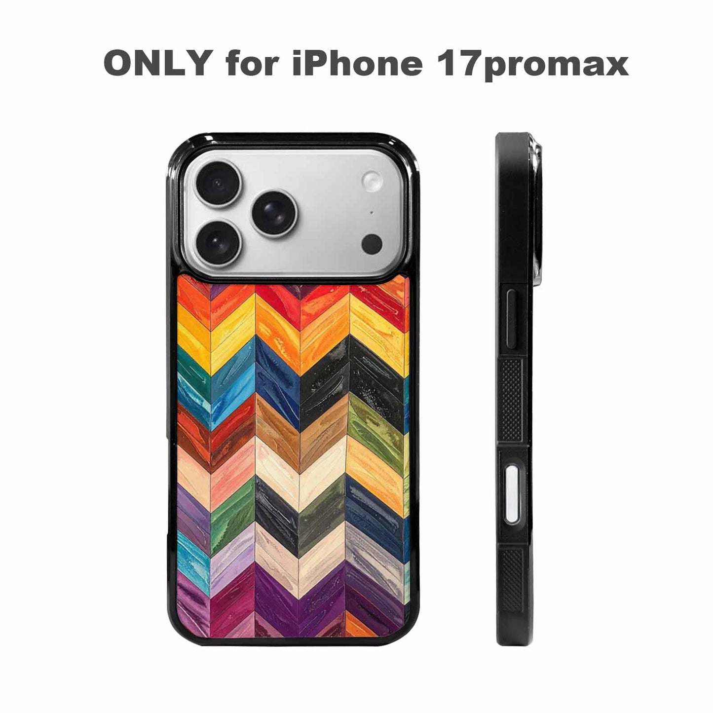 iPhone 17 Pro Max Case — Progress Pride Flag Color Original Art, Original Design Phone Case
