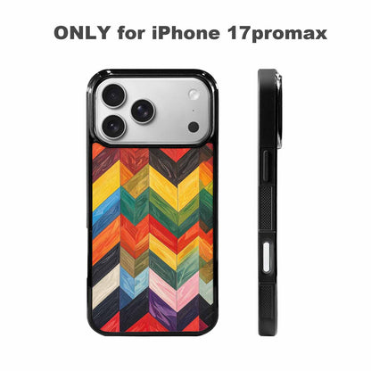 iPhone 17 Pro Max Case — Progress Pride Flag Color Original Art, Custom Art Phone Cover