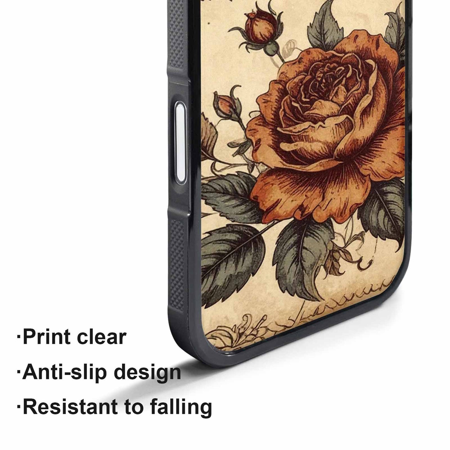 iPhone 17 Air Case — Vintage Botanical Art Pattern Floral, Custom Phone Case