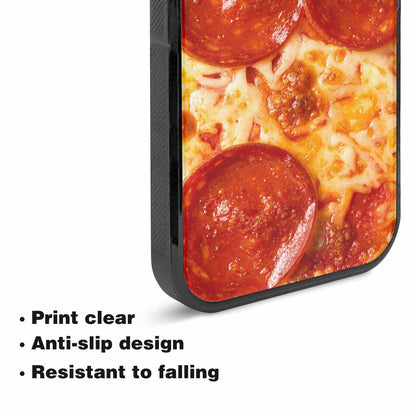iPhone 15 Plus Case — Pepperoni Pizza Print Custom, Custom Art Phone Cover