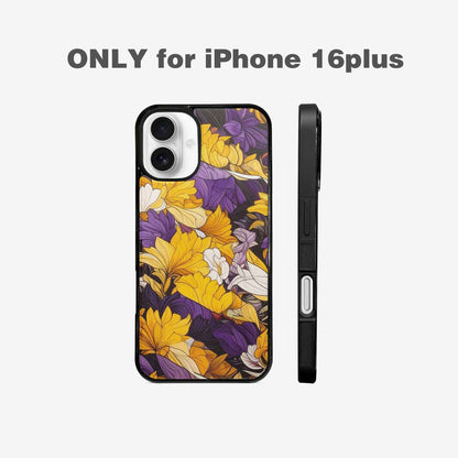 iPhone 16 Plus Case — Nonbinary Flag Color Theme Small Rainbow, Customized Protective Case