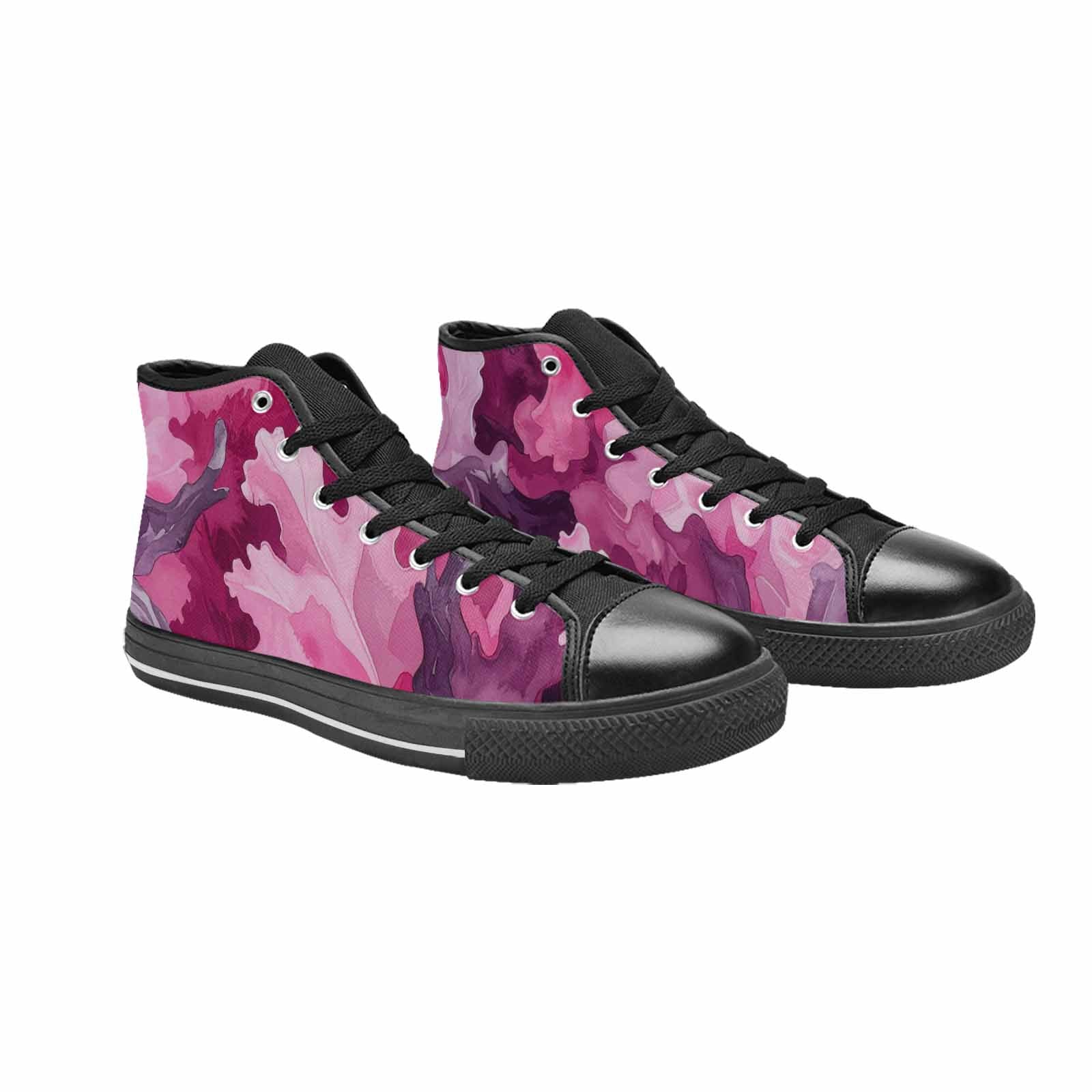 MEN'S Military Camouflage Blotch High Top Canvas Vivid Shoes