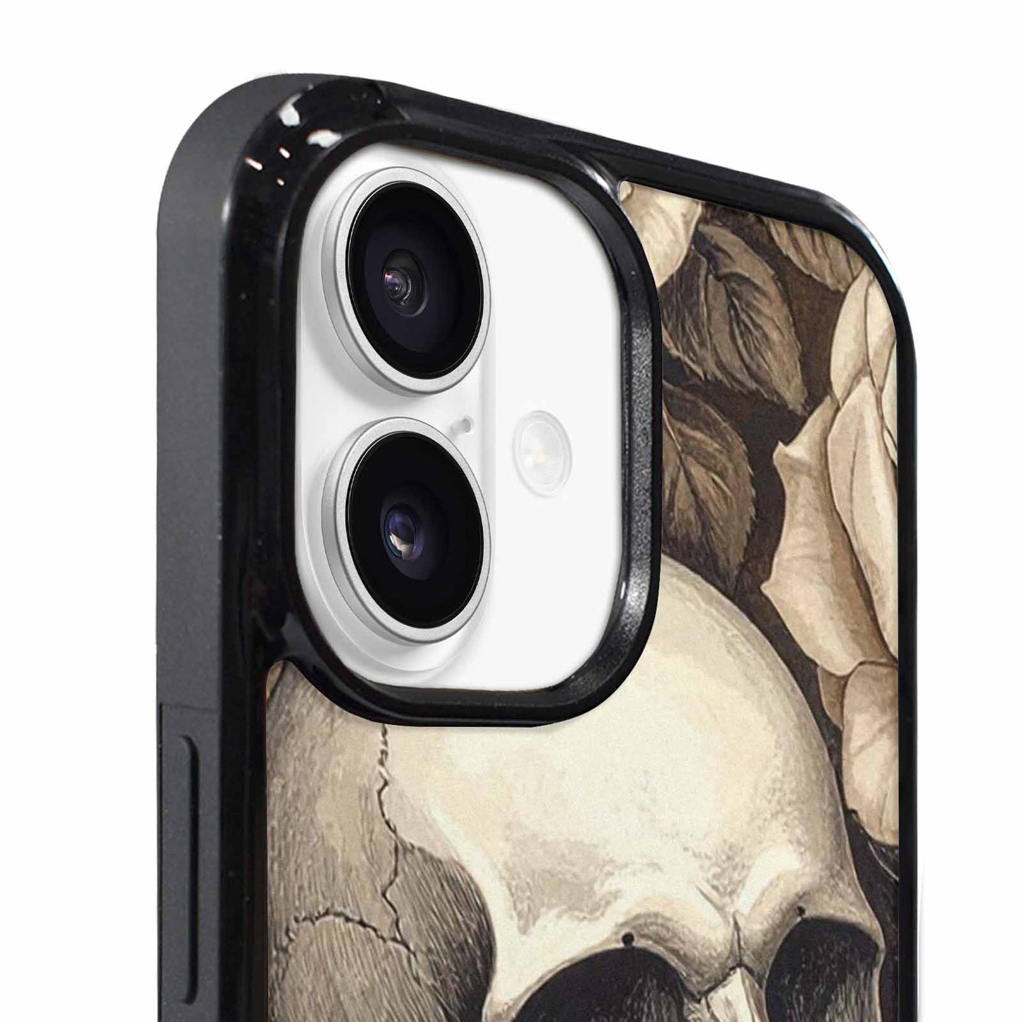 iPhone 17 Case — Seamless Repeating Pattern Of Gothic Skulls, Custom Made Phone Cover
