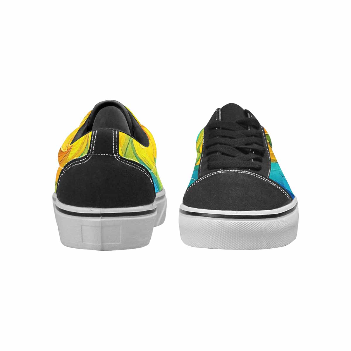 WOMEN'S Pansexual Flag Color Canvas Lace-Up Dark Academia Sneakers
