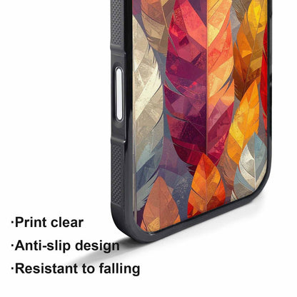 iPhone 17 Pro Case — Retro New Year Feather Retro Vintage, Custom Print Case Cover
