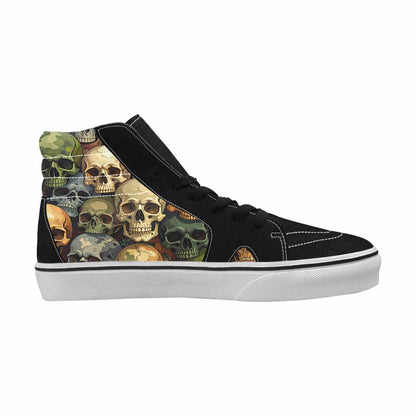 MEN'S Skulls × Camo Skulls High Top Canvas Aesthetic Shoes