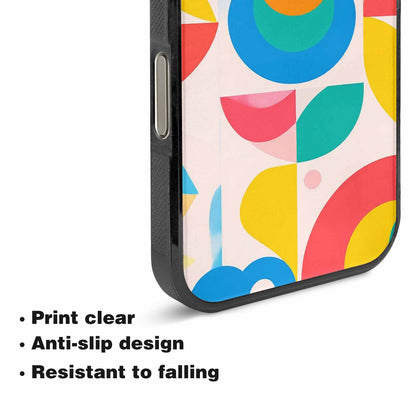 iPhone 16 Pro Max Case — 1960s Mod Cartoon Art Pattern, Customized Protective Case
