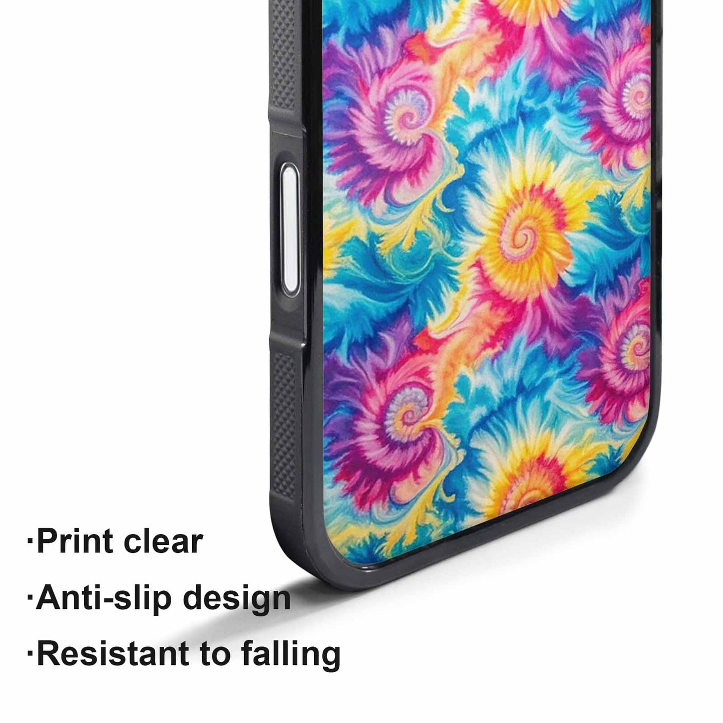 iPhone 17 Pro Case — Small Tie Dye Swirl Pattern Tie, Custom Designed Case Cover