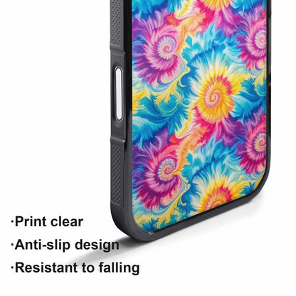 iPhone 17 Pro Case — Small Tie Dye Swirl Pattern Tie, Custom Designed Case Cover