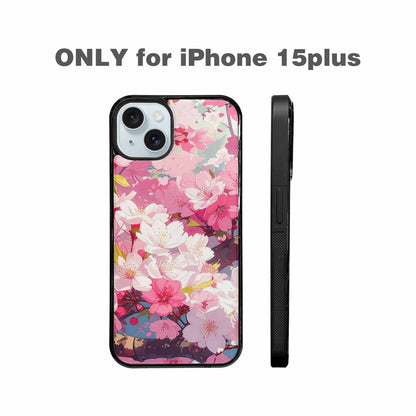 iPhone 15 Plus Case — Cherry Blossom Branch Cherry Blossom Branches, Custom Made Phone Cover