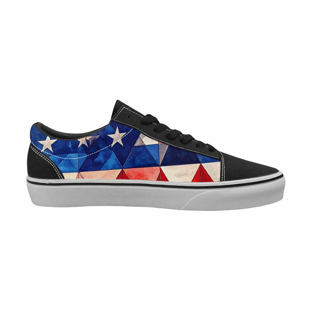 MEN'S American Flag Stars Canvas Lace-Up Y2K Sneakers